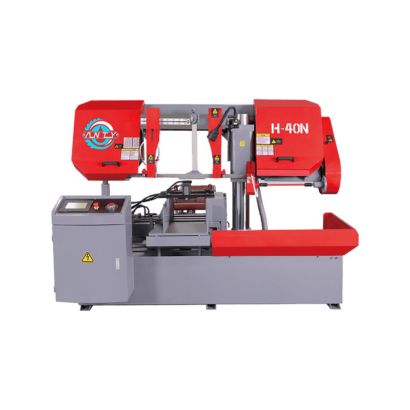 Máquina de sierra de cinta totalmente automática CNC, eficiente y fácil de usar