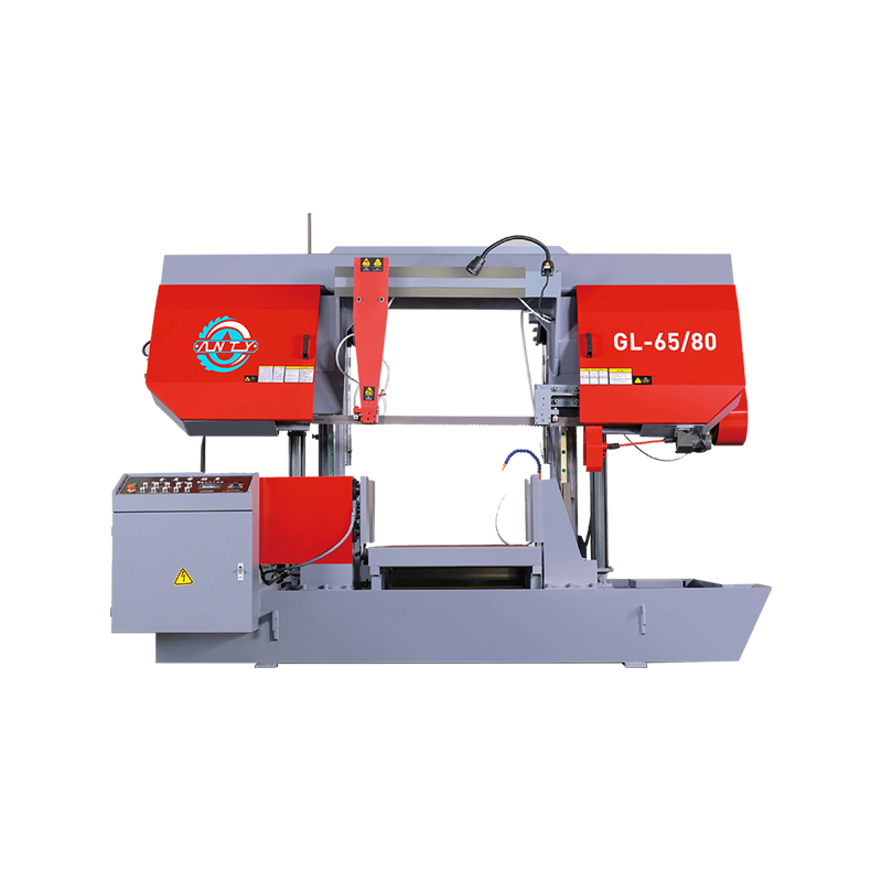 Máquina de sierra de cinta para metal de doble columna, duradera, de alta calidad y alta eficiencia