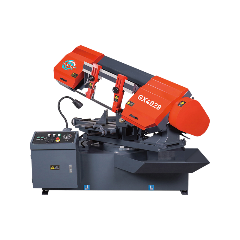 Máquina de sierra de cinta para metal con ángulo de control automatizado y alta confiabilidad