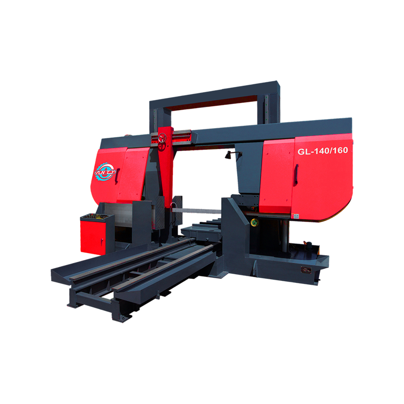 Máquina de sierra de cinta para metal de doble columna, estable y duradera, de alta calidad